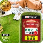 ★期間限定価格 8/11まで★ 人工芝 リアル人工芝 幅1m×長さ10m U字ピン 24本 付属 ロール 庭 ガーデニング ガーデン ベランダ