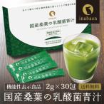 Z P 桑の葉茶 桑  乳酸菌入り青汁 パウダー 粉末 スティック 国産 有機 無農薬 30包 個包装 飲みやすい 酵素 お茶屋と製薬会社の共同開発 酵母 メール便送料無料