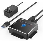 FIDECO USB3.0 SATA/IDE変換アダプタ オフラインクローン HDDコンバーター HDD/SSDデータ取り出せ SATAとIDEの両方に対応SATA/IDE 2.5インチ/3.5インチ