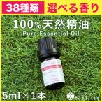 アロマオイル 38種から選べる 5ml×1本 アロマオイル 精油 エッセンシャルオイル 100% 天然 feellife 単品 ラベンダー ローズゼ