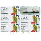 アムウェイ トリプルX(レフィル)5箱&トリプルX専用トレイ Amway 賞味期限:半年以上 ※外箱崩れ含む ※旧パッケージ含む