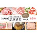 ふるさと納税 【定期便】畜産王国鹿児島の黒豚満喫コース 至高のだし付き(全5回) お肉 定期便 国産 鹿児島県産 豚肉 黒豚 しゃぶしゃぶ .. 鹿児島県南さつま市