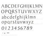 真鍮45アルファベット大文字