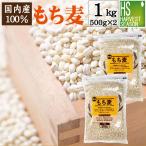 国内産もち麦 計1kg(500g×2袋) 100%国内産もち麦(大麦)使用 (メール便 送料無料)(SL)