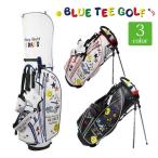ブルーティーゴルフ スマイル&amp;カートキャディバッグ 9型 CB-008 BTG-CB008 9型 46インチ対応 BTG Blue tea golf enamel ゴルフバッグ  ゴルフ用品