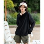 テディショップ Teddyshop レディース水着 長袖ラッシュガード+ハーフパンツ+ビスチェ風ハイウエスト上下タンキニ 4点セット (ブラック×カー