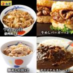 (メーカー希望小売価格4900円→3480円) 牛丼 牛丼の具 バラエティグルメ10食 (豪州産牛めし4個、豚めし2個、カレー2個、牛めしバーガー2個) 業務用 松屋