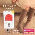 ご自分用メール便パック 靴下サプリ とにかくあったかい まるでこたつソックス 靴下 ハイソックス レディース 冷え対策 発熱 23-25cm