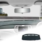 KUNGKIC フィアット Fiat 500 2008-2023 適用 右ハンドル ダッシュボードマット ダッシュボードカバー車内 内装パーツ 日焼け