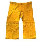 溶接自然皮 ローハイド(黄色)白ひも 1枚単価 新商品