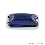 マーカーランプ トラック用品 ジェットイノウエ 角型マーカーランプ 瑠璃色 前開式 ガラスレンズ 24V6W球付 633951 角マーカー