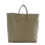 ヤングアンドオルセン YOUNG &amp; OLSEN エンボスレザートートバッグM A4 ゴールドロゴ ETOUPE ライトブラウン /RI ■OS レディース