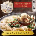 もつ鍋 もつ鍋セット(4-5人前)お取り寄せ鍋セット 牛もつ鍋セット 取り寄せ 肉 料理  国産 牛もつ 博多若杉