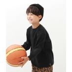 tシャツ 綿100% お洗濯してもよれにくい ビッグシルエット 袖リブ 無地 長袖Tシャツ キッズ 子供服 男の子 女の子