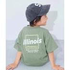 tシャツ 綿100% デビラボ BIGシルエット プリント半袖Tシャツ キッズ 子供服 男の子 女の子