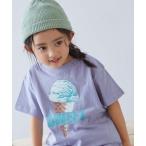 tシャツ 綿100% デビラボ BOXシルエット プリント半袖Tシャツ キッズ 子供服 男の子 女の子