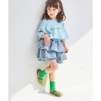 パンツ ティアード デニムスカッツ キッズ 子供服 女の子