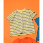 tシャツ 「WEB限定/ジュニア対応」無地ボーダー半袖Tシャツ キッズ 子供服 男の子 女の子
