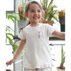 tシャツ 「プティプラ」アルファベットTシャツ キッズ 子供服 女の子