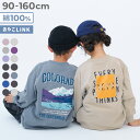 【LIMITED SALE 最大18%OFF】【送料無料】綿100% デビラボ BIGシルエット プリント袖リブ 長袖Tシャツ 子供服 キッズ ベビー服 男の子 女の子 ロンT トップス 25aw_linkcode